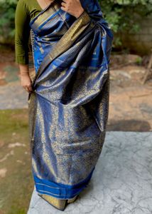 Elegant Blue Saree