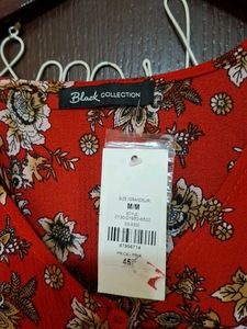 Floral Print Tunic Top