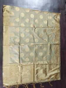 Elegant Gold Polka Dot Dupatta