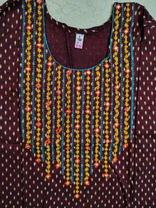 Elegant Maroon Kurta Short 42,44size
