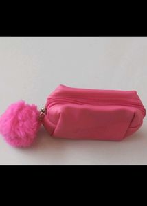 Pink Small Pomp Pouch