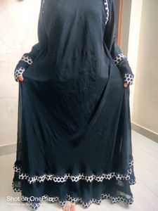 Double Layer Umbrella Abaya