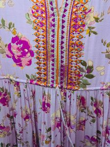 R&amp;R Floral Anarkali