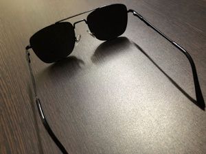Black Aviator Sunglasses