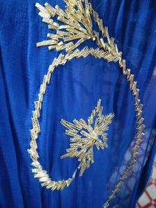 Elegant Blue saree with blouse
