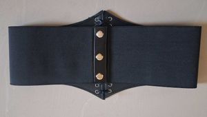 Stylish Black Corset Belt