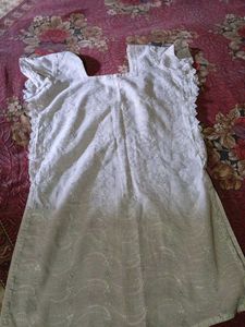 White Embroidered Blouse