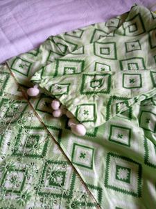 Cotton Sequence Work Tunic Top/Short Jaipuri Kurti