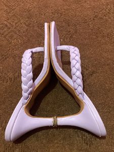 Lavender Braided Heels