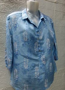 💙 Blue Shirt Short Kurta