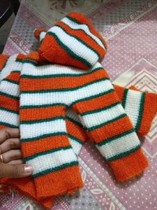 New Born Baby Winter Pazami Suit With Cap And M