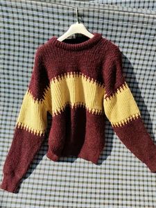 Striped Knit Sweater