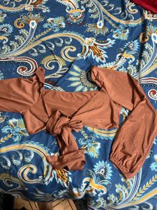Shein Tie-Front Top