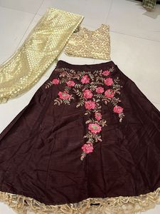 Floral Embroidered Lehenga Choli Set