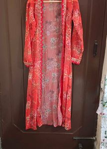 Red Indo Western Dress