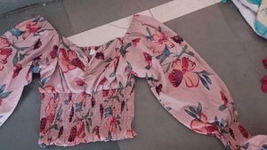 Floral Print Long Sleeve Top