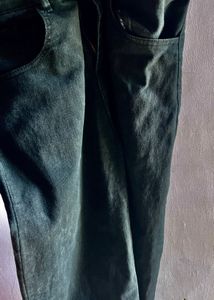 High-Waisted Wide-Leg Black Pants
