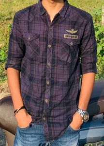 Superdry Plaid Casual Shirt