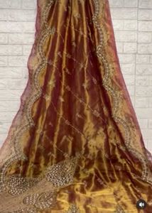 Zari Hand Wark Saree