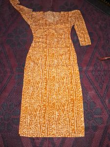 Rajsthani Print  Kurta With Freebie 🎁