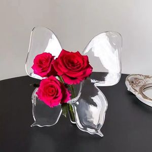 Butterfly Acrylic Vase
