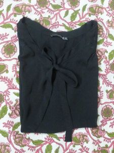 A cute transparent black top