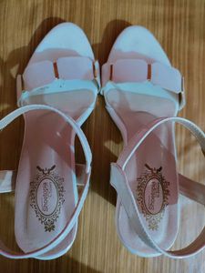 White Shoetopia Heels