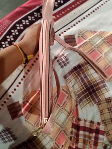 Peach Slingbag Stylish Print