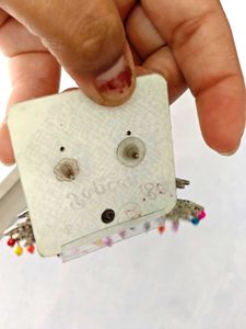 6 pairs 🦚Peacock Jhumka Earrings