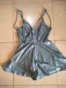 Silver Disco Playsuit 🪞💎🎙️📽️💍🔍