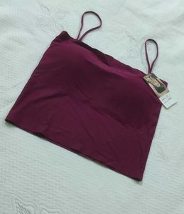Padded Spaghetti Camisole for Women Free Size