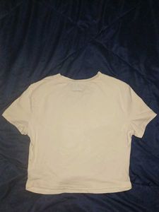 Trendy Graphic Print cropped T-Shirt