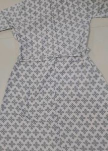 Patterned Shirt Dress