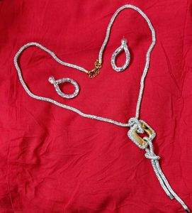 Long Chain With Matching Earings