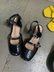 Black Mary Jane Style Shoes