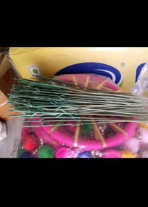 Pack of 10 Simulation Flower Stem Rod/Wires