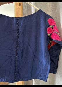 Royal Blue Blouse