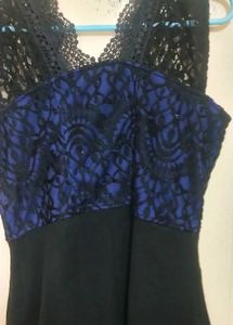 Beautiful Party Wear Peplum Top Size S