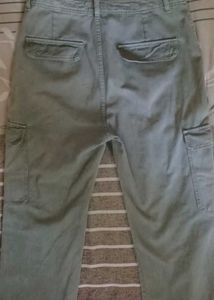 Grey Cargo Pants For Women