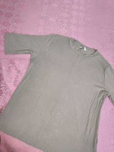 Ribbed Classy Beige Top