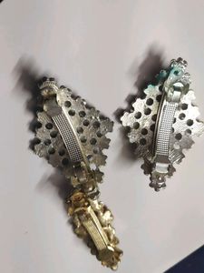 Floral Rhinestone Hair Clips Pack Of 3