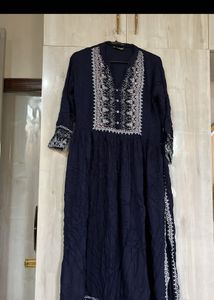 Blue Naira Cut Dress