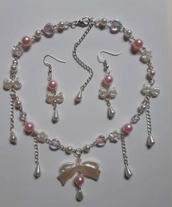 Coquette Necklace Handmade