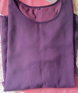 Chic Purple Top New