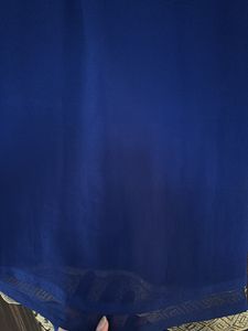 Dark Blue Georgette Saree