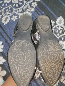 Black Flats with Rhinestones