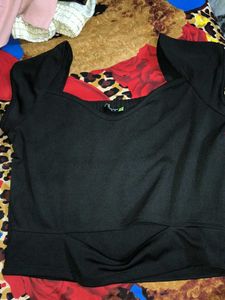 Tokyo Talkies Black Top - Size S