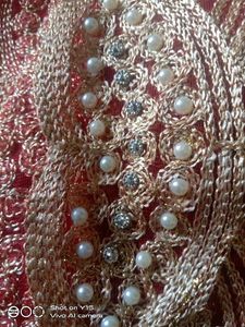 Red Net Saree For Weddings And Parties