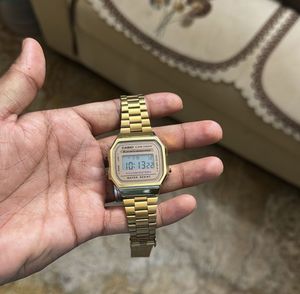 Casio A158 Gold Digital Watch