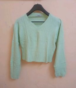 Mint Green Knit Top